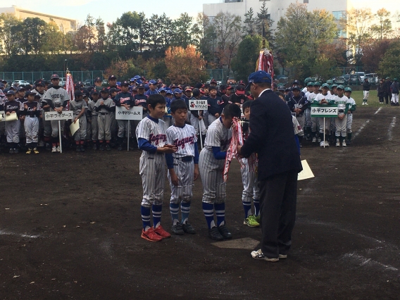 ジュニアカップ秋季大会 3部 優勝！